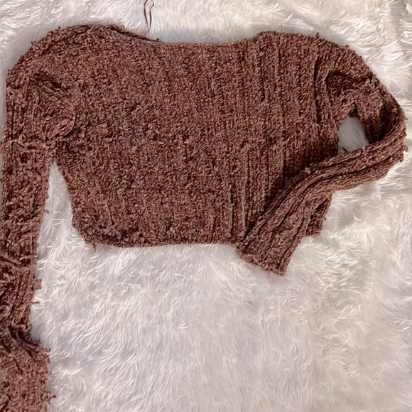 Fashionnova Pink Knit Sweater - Picture 3 of 3